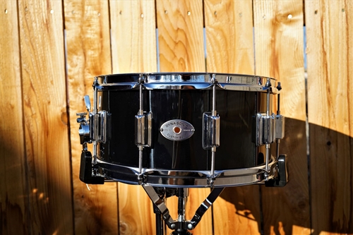 Rogers USA Dyna-Sonic 6.5" x 14" Piano Black Lacquer Snare Drum