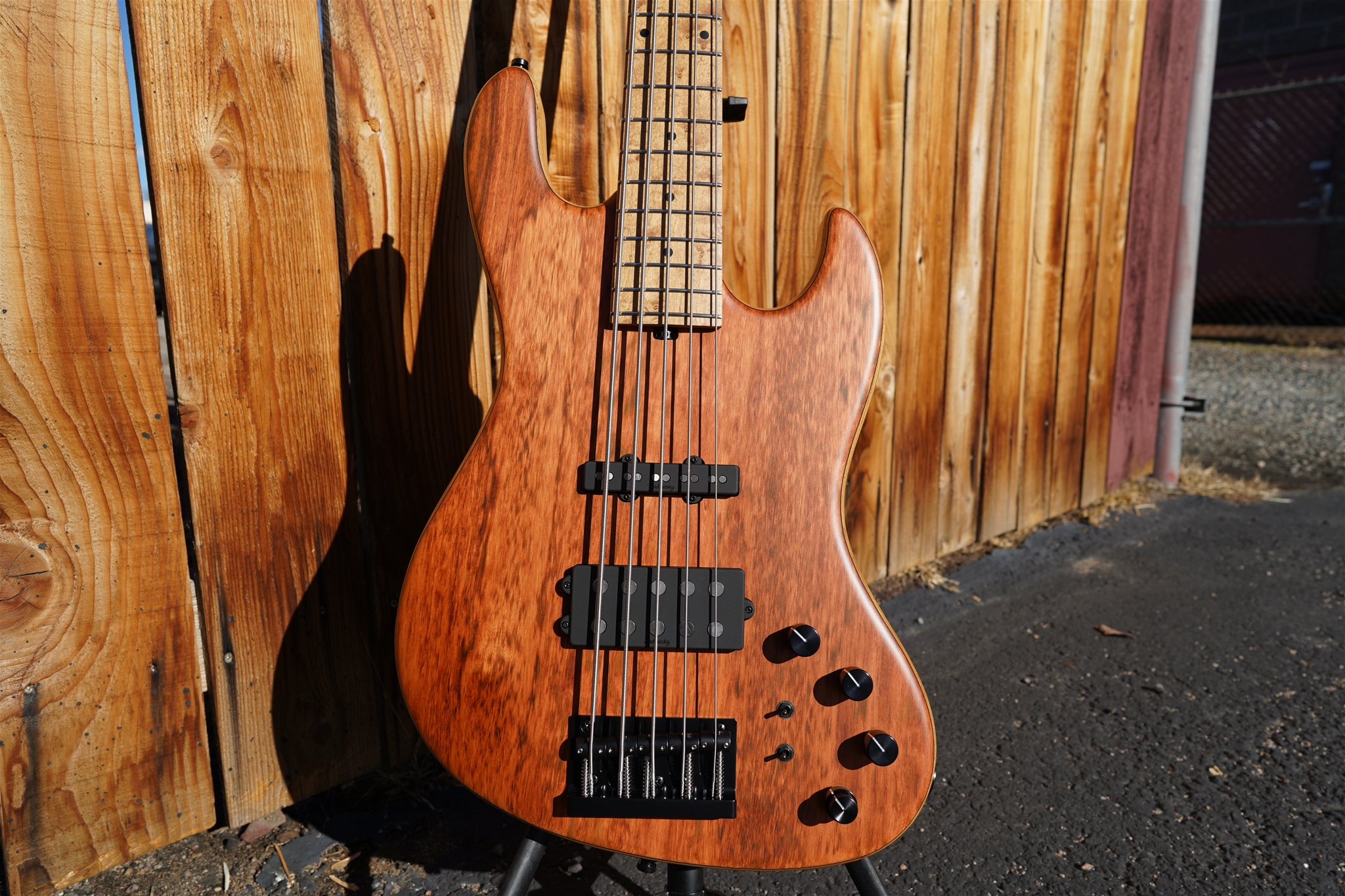 Sadowsky MetroLine 2022 LTD Natural Transparent 5-String Electric Bass Guitar