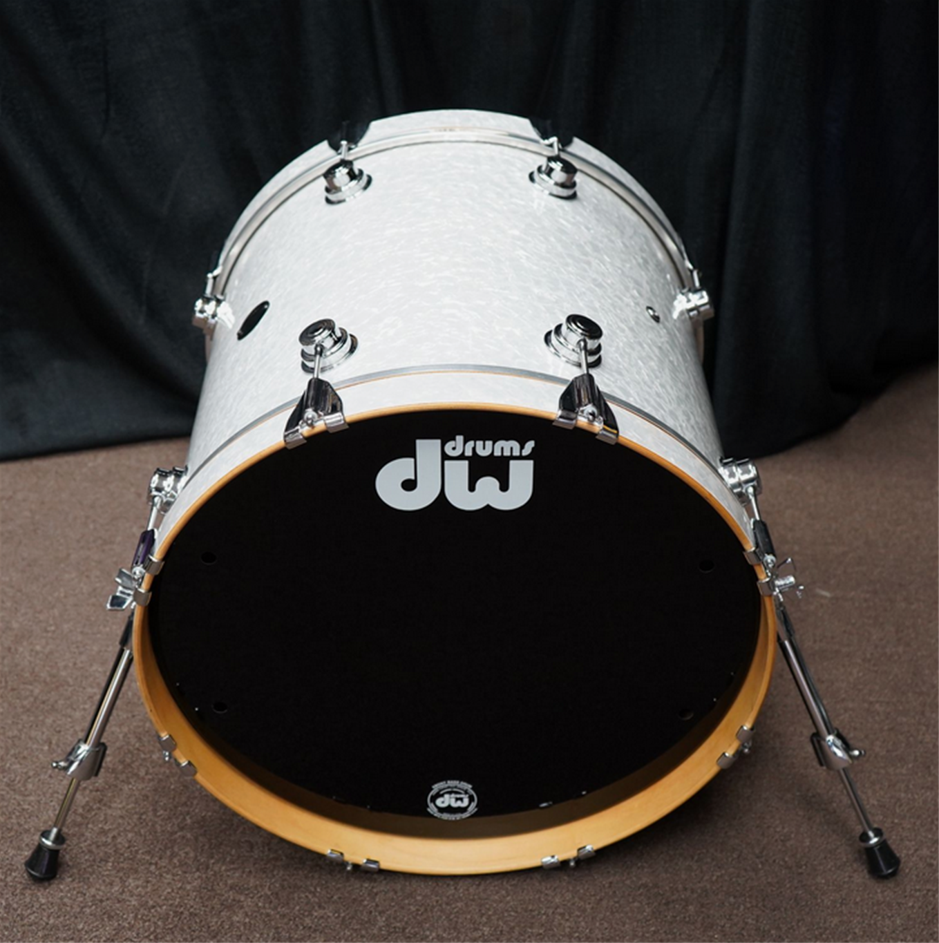 USED - DW USA Collectors Series 20" Maple Bass Drum / No-Mount - Vintage Classic Marine Pearl | 18x20"