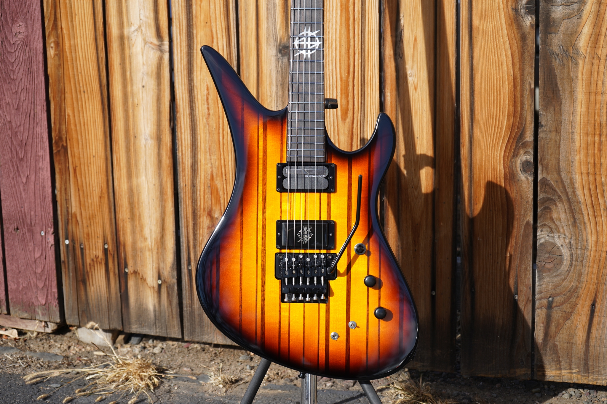 Schecter USA CUSTOM SHOP Synyster Gates FR-S Vintage Sunburst w/Pinstripes 6-String Electric Guitar