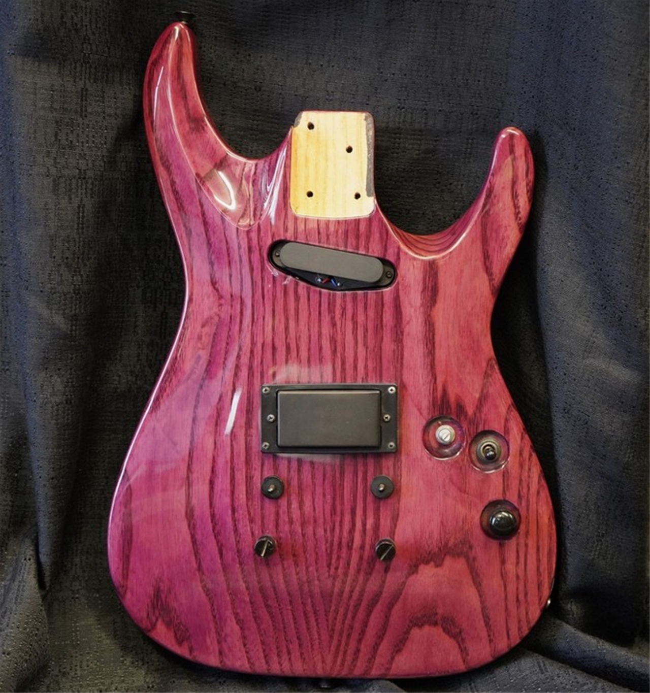 1998 ESP LTD H-2 Ash Guitar Body - See Thru Purple - Made in Korea