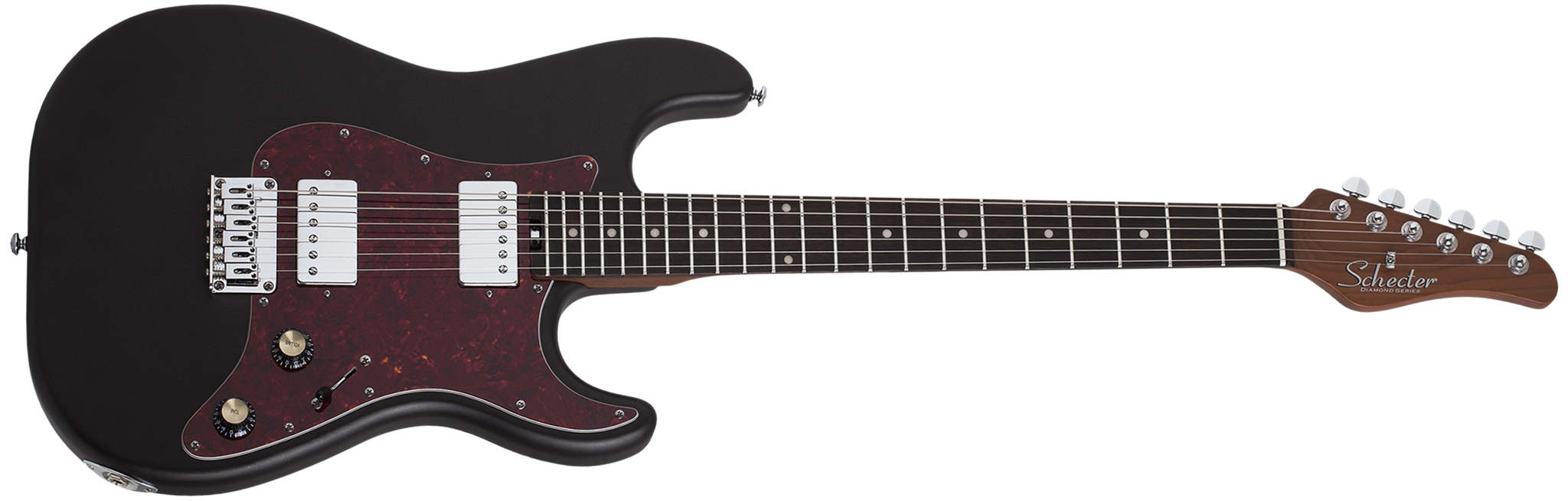 Schecter DIAMOND SERIES Jack Fowler Traditional HT Black Pearl 6-String Electric Guitar 2022