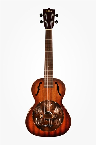 Kala KA-RES-BRS Satin/Brass Tenor Resonator Ukulele