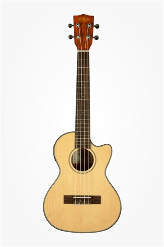 KALA KA-STGE-C Solid Spruce Top Tenor w/EQ Ukulele