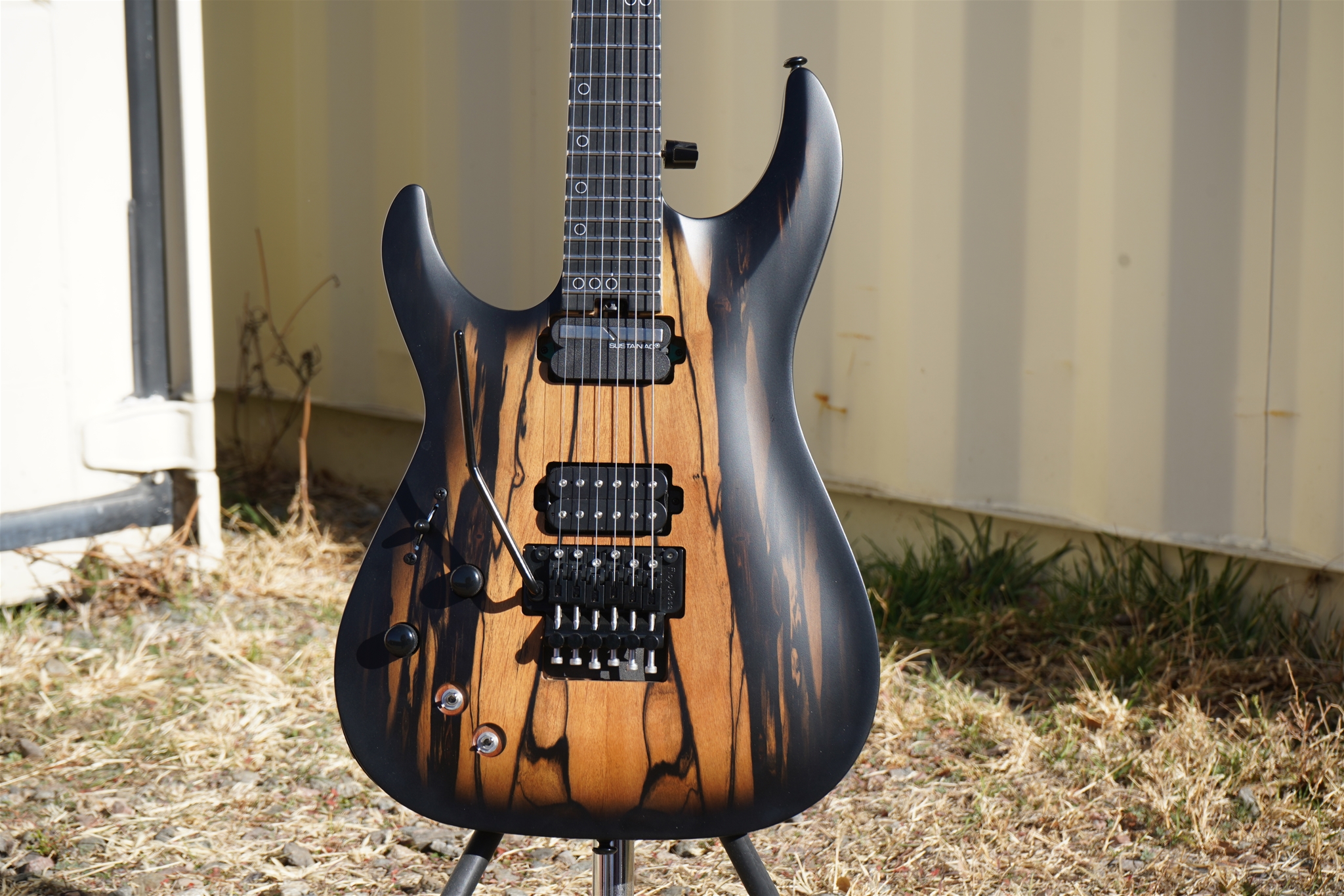 Schecter DIAMOND SERIES C-1 FR-S Pale Moon Natural Satin with Black Burst Left Handed 6-String Electric Guitar 2026