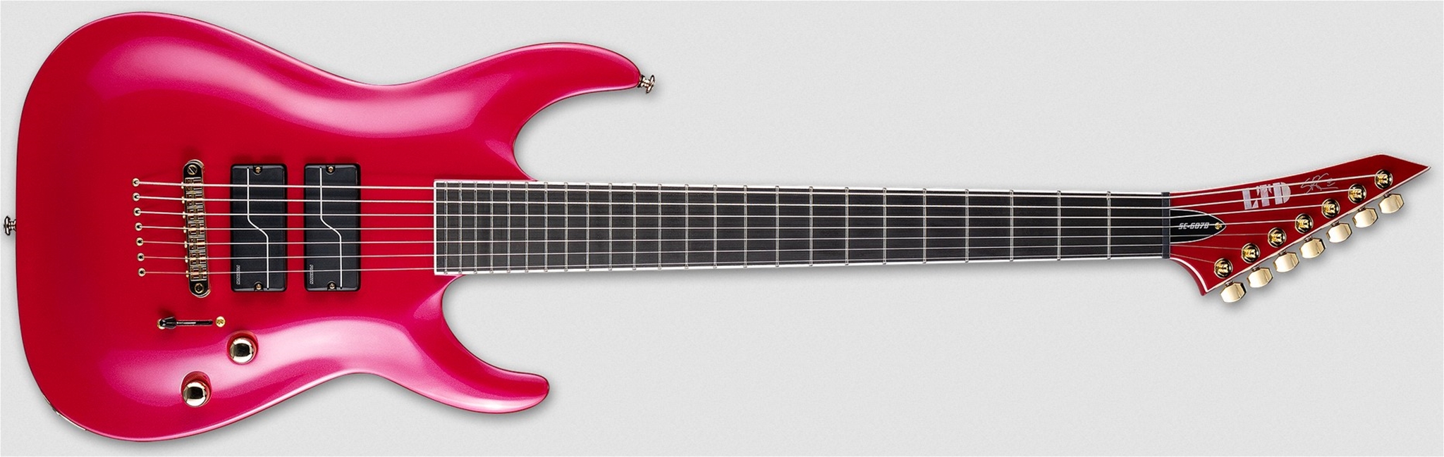LTD SIGNATURE SERIES SC-607 Baritone Magenta 7-String Electric Guitar 2026