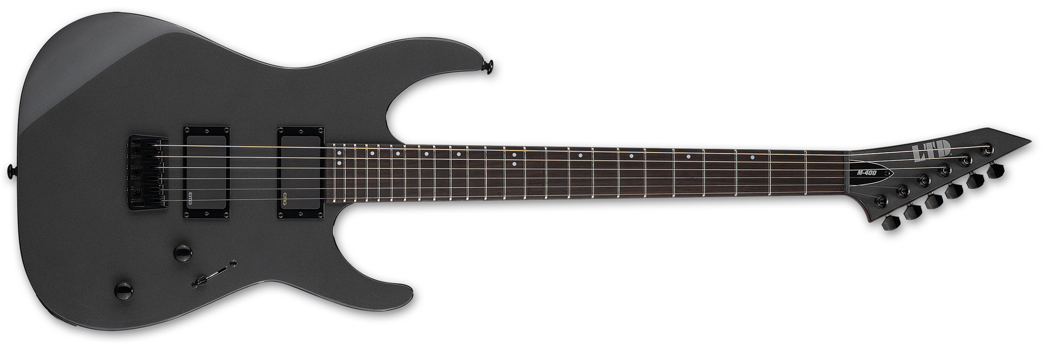 LTD M-400HT Charcoal Metallic 6-String Electric Guitar 2026