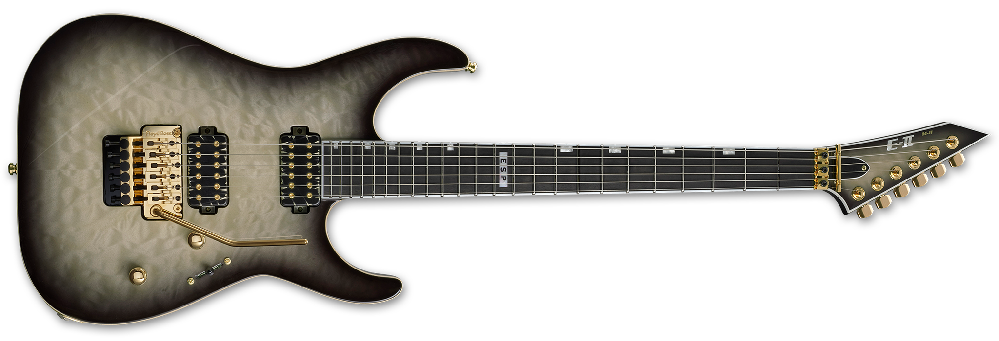 ESP E-II M-II Black Natural Burst 6-String Electric Guitar  