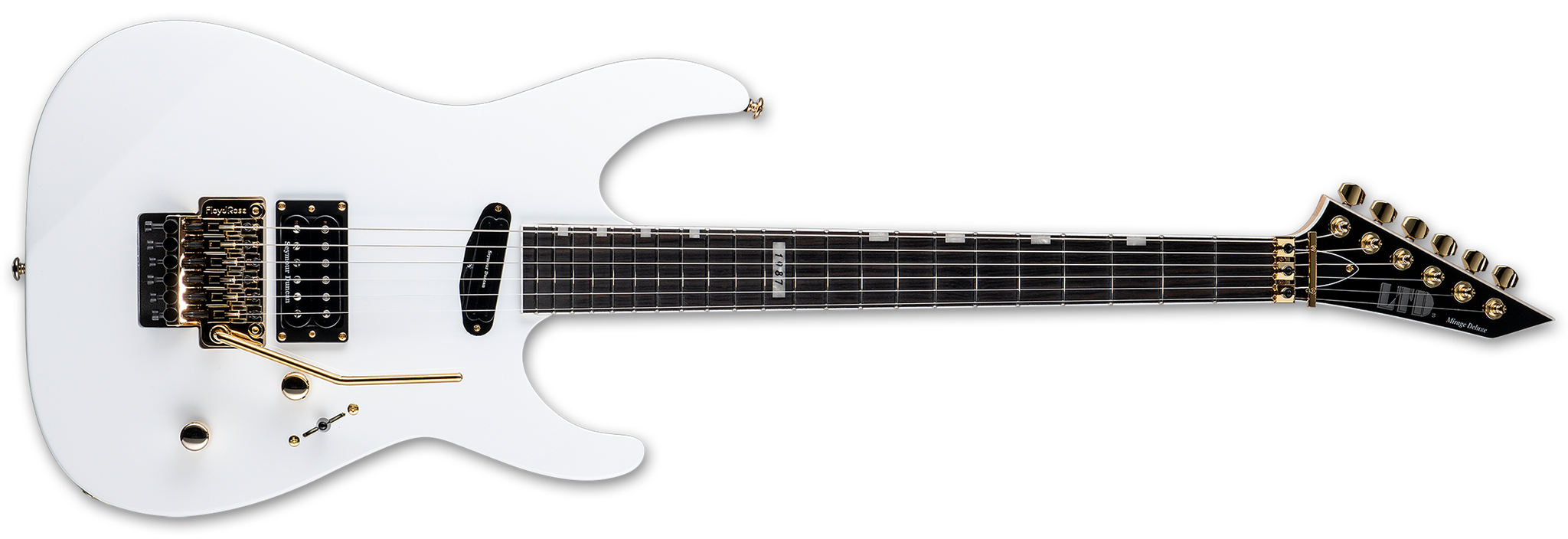 LTD Mirage Deluxe '87 Snow White   6-String Electric Guitar  