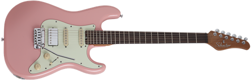 Schecter DIAMOND SERIES Nick Johnston Traditional Atomic Coral HSS 6-String Electric Guitar  