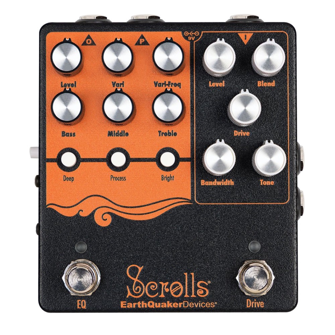EarthQuaker Devices Scrolls™ Bass Odyssey | Preamp, EQ, Distortion