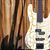 Schecter USA CUSTOM SHOP Model-T White/Gold Satin Crackle  4-String Electric Bass Guitar 2025