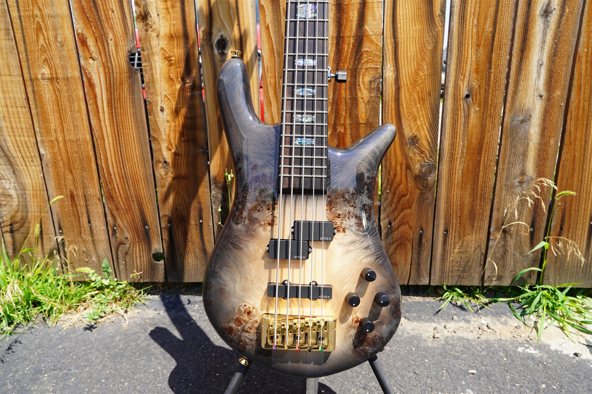 Spector Euro 5 CST Natural Black Burst Gloss 5-String Electric Bass Guitar 2024