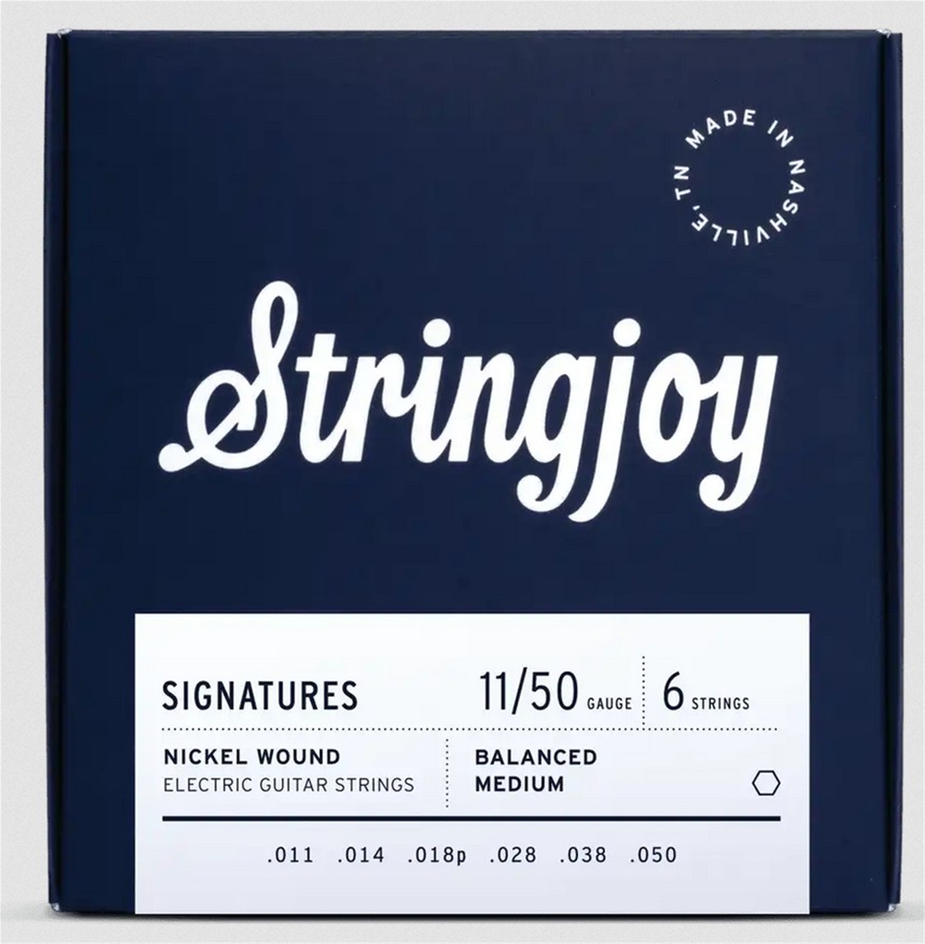 Stringjoy Signatures | Balanced Medium Gauge (11-50) Nickel Wound Electric Guitar Strings