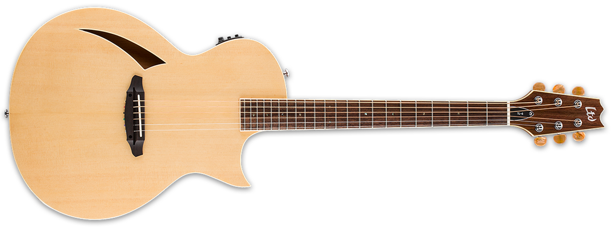 ESP/LTD TL-6 Natural 6-String Acoustic Electric Guitar  