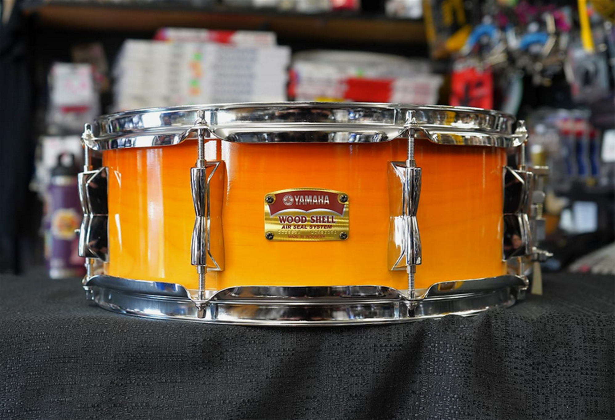 USED - Yamaha Stage Custom Series 5.5x14" Birch Snare Drum - Tequila Sunrise Lacquer