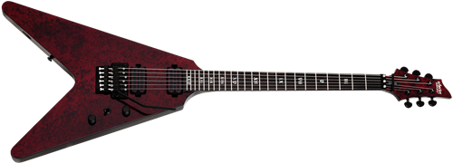 Schecter DIAMOND SERIES V-1FR Apocalypse Red Reign 6-String Electric Guitar 