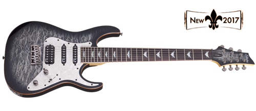 Schecter    DIAMOND SERIES Banshee Extreme Charcoal Burst   7-String Electric Guitar  