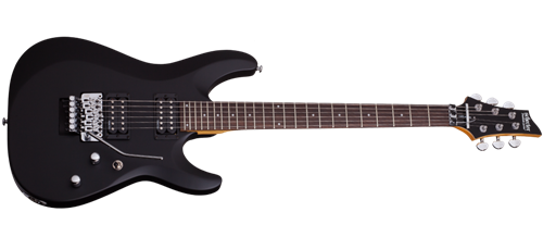  	Schecter DIAMOND SERIES C-6FR Deluxe Satin Black    6-String Electric Guitar