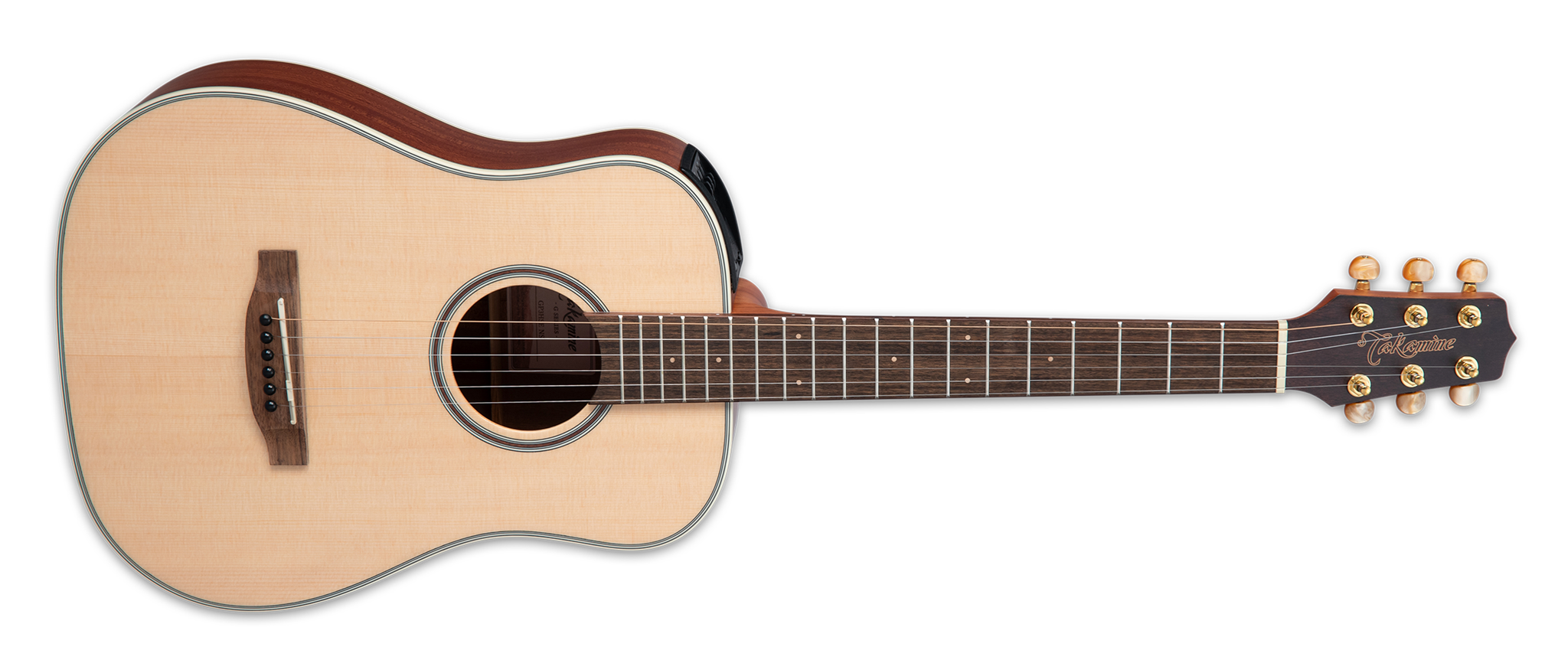 Takamine GP3HSE NS Travel-sized Dreadnought Acoustic Guitar (Scale Length 22.44")