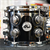 DW USA Collectors Series 8" SSC Pure Maple Tom - Gloss Black FP | 7x8"