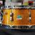 1970s USA Ludwig 6.5x14" Maple Snare Drum - Blue/Olive Badge - Gold Sparkle Wrap