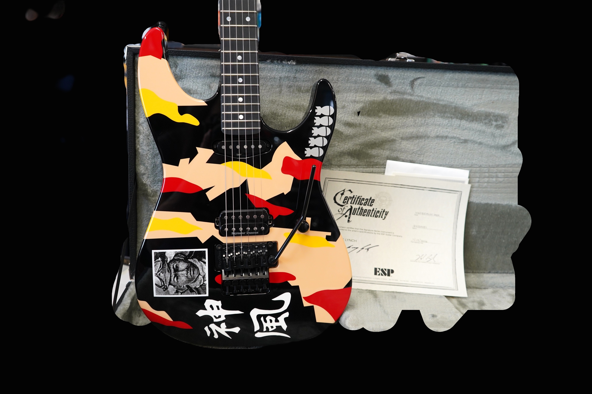 ESP CUSTOM SHOP George Lynch Kamikaze-I Custom  (Swamp Ash Body 8.25 lbs)   6-String Electric Guitar 
