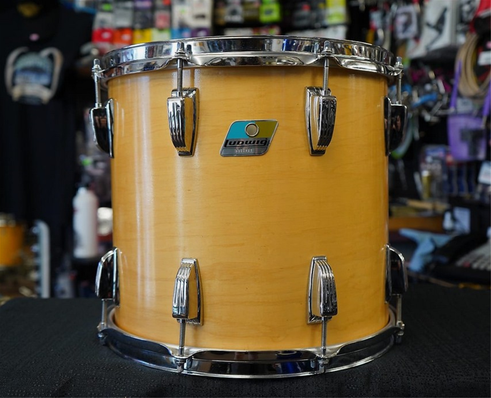 USED - Ludwig USA Classic Series 13" Maple Tom - Natural Thermogloss Finish | 12x13"