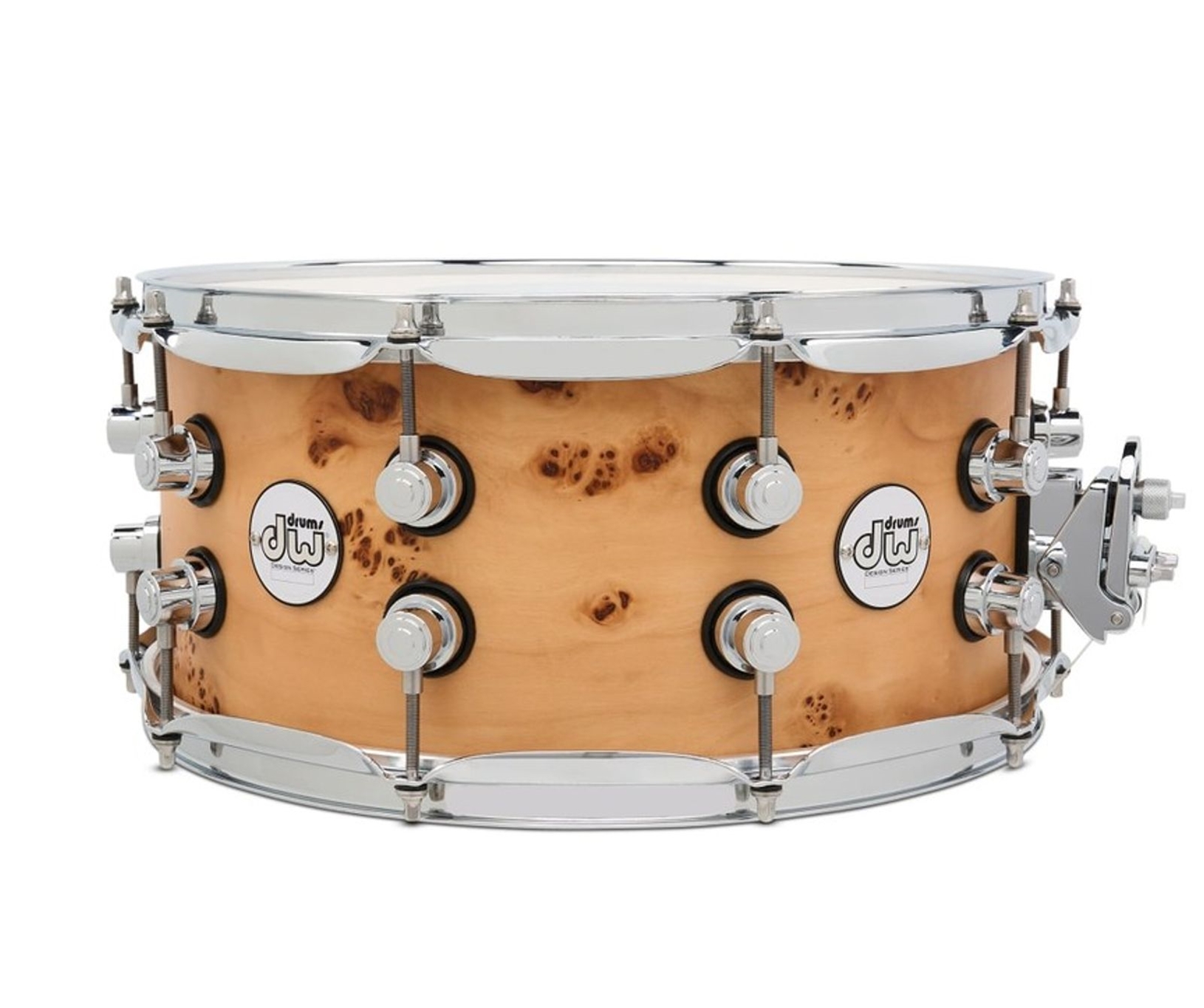 DW Design Series Mapa Burl over Birch 6.5x14" Snare Drum | Limited Edition 2026