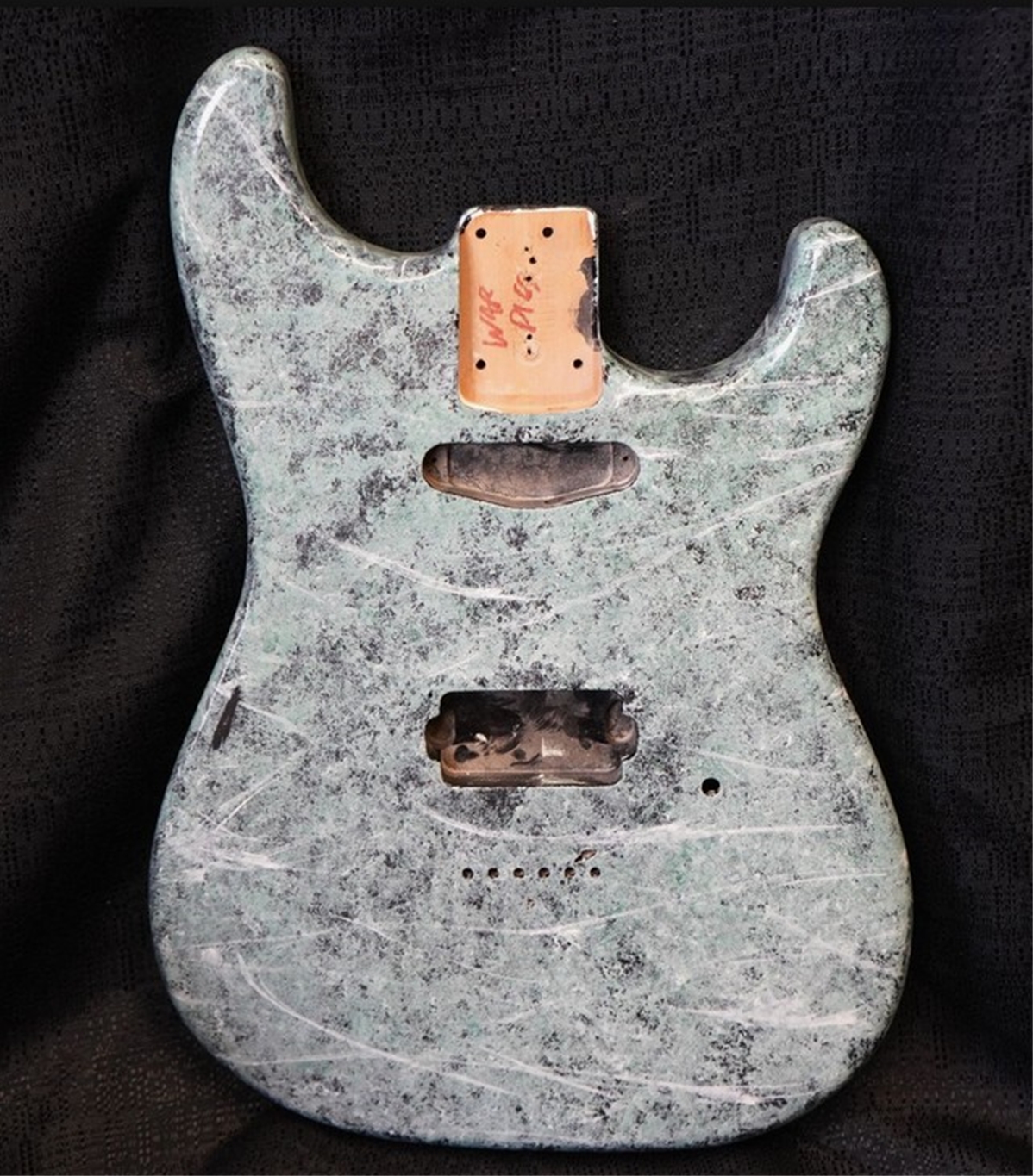 1993 ESP Japan Custom Shop Strat Alder Body - Marble Paint