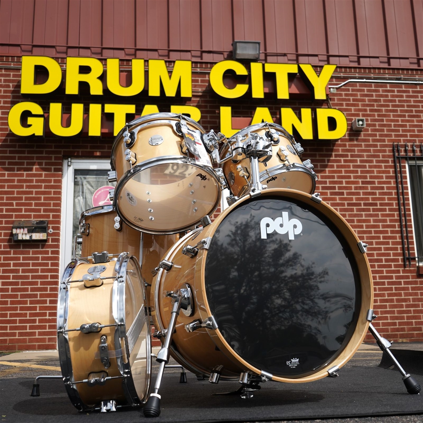 PDP Concept Maple Series 5pc Bop Shell Pack - Natural Lacquer | 10, 12, 14, 14, 18"