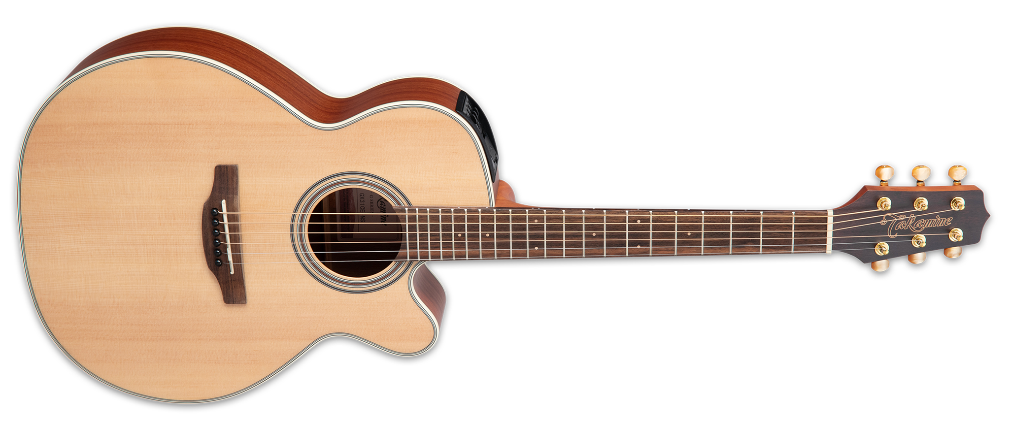 Takamine GX31CE NS Mini-NEX Cutaway Acoustic Guitar w/ Case ( 22.44" Scale Length)