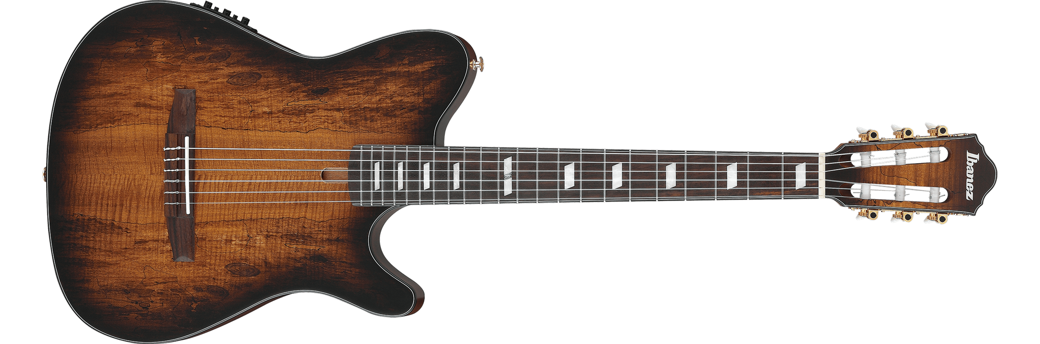 IBANEZ FRH20SMN TCL Tobacco Burst Low Gloss 6-String Classical Electric Guitar