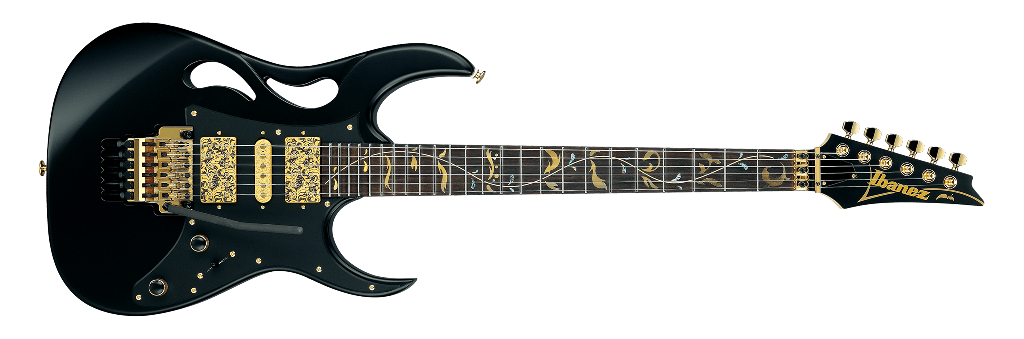 IBANEZ Signature Steve Vai PIA3761XB  Oynx Black 6-String Electric Guitar  