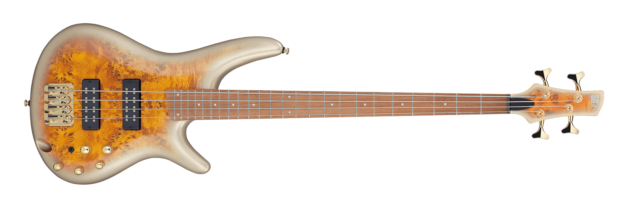 Ibanez SR400EPBDX MGU Mars Gold Metallic Burst 4-String Electric Bass Guitar 2024