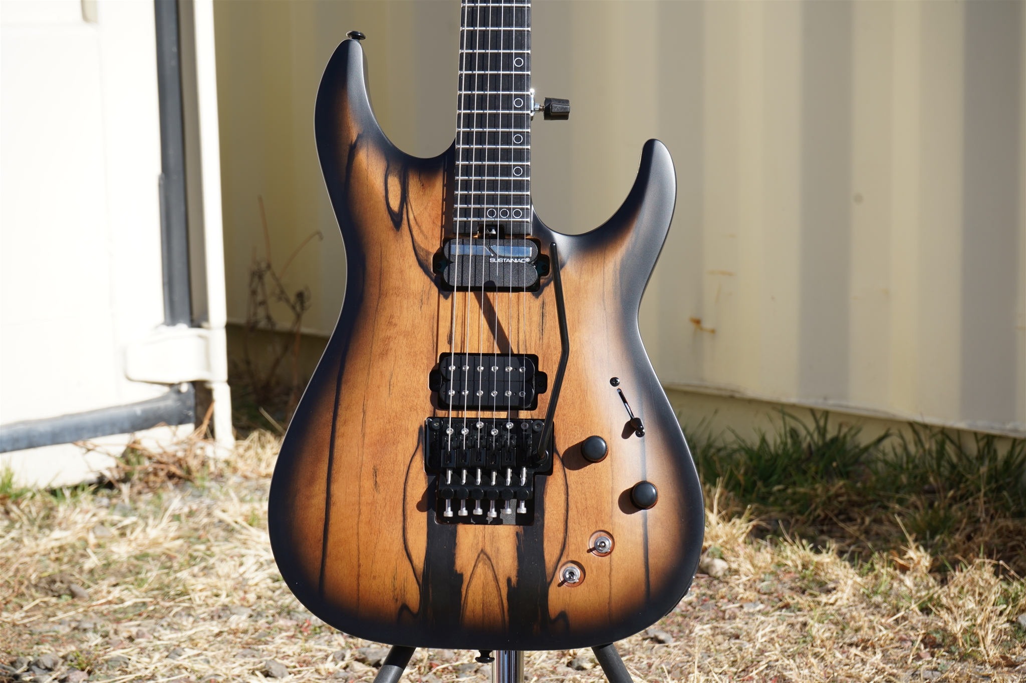 Schecter DIAMOND SERIES C-1 FR-S Pale Moon Natural Satin with Black Burst 6-String Electric Guitar 2026