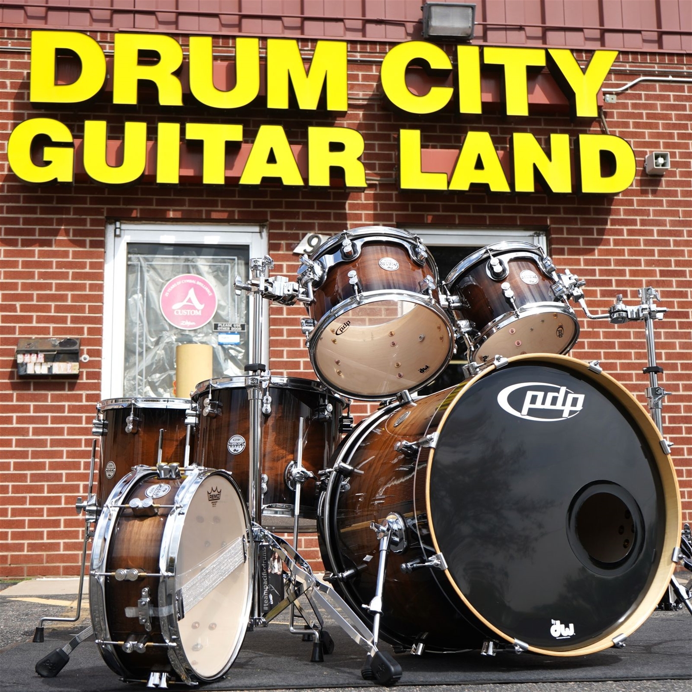 PDP Concept Maple Exotic Series 6pc Shell Pack - Natural Brown Burst Lacquer