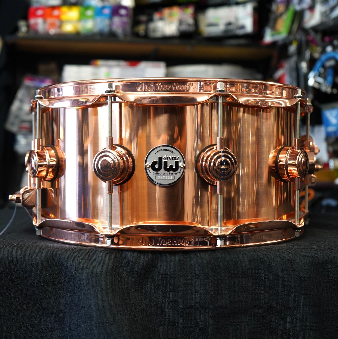 DW USA Collectors Series 6.5x14" 3mm Seamless Copper Snare Drum w/ Copper Hardware 