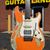 Schecter USA CUSTOM SHOP Nick Johnston Traditional HSS Atomic Orange over Atomic Ice Heavy Aged 6-String Electric Guitar