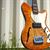 G&L USA Custom Shop Fallout Bass Semi-Hollow Honeyburst  30" Scale 4-String Electric Bass Guitar 2025
