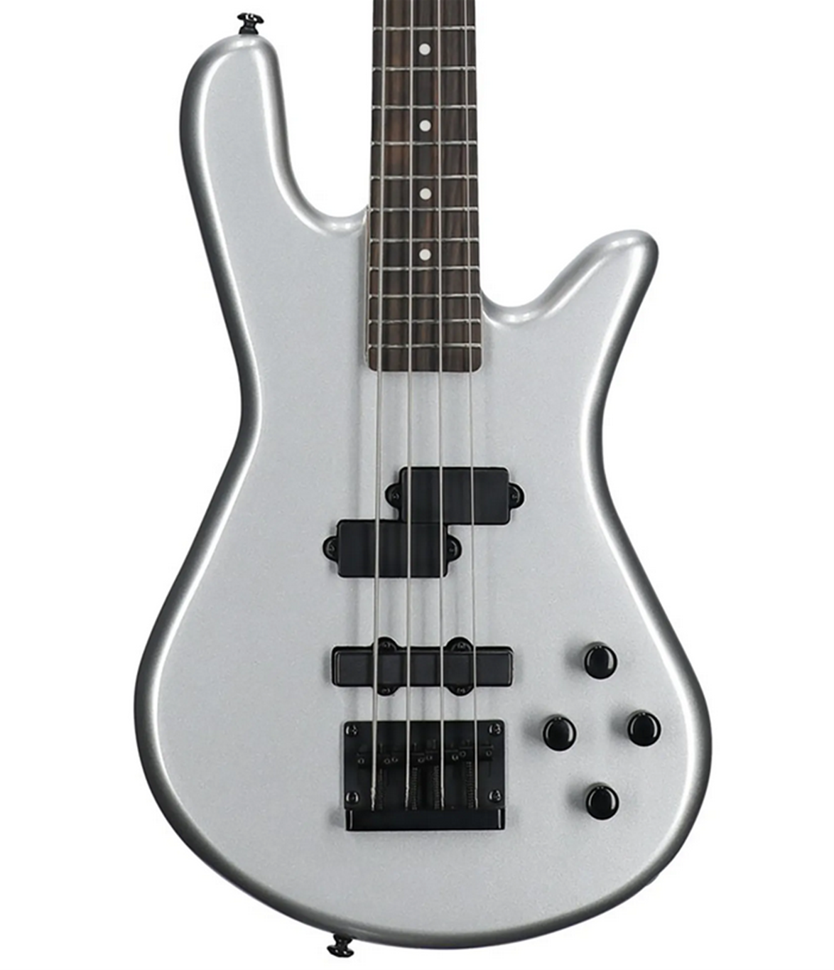 Spector Performer-4 Metallic Silver 4-String Electric Bass Guitar
