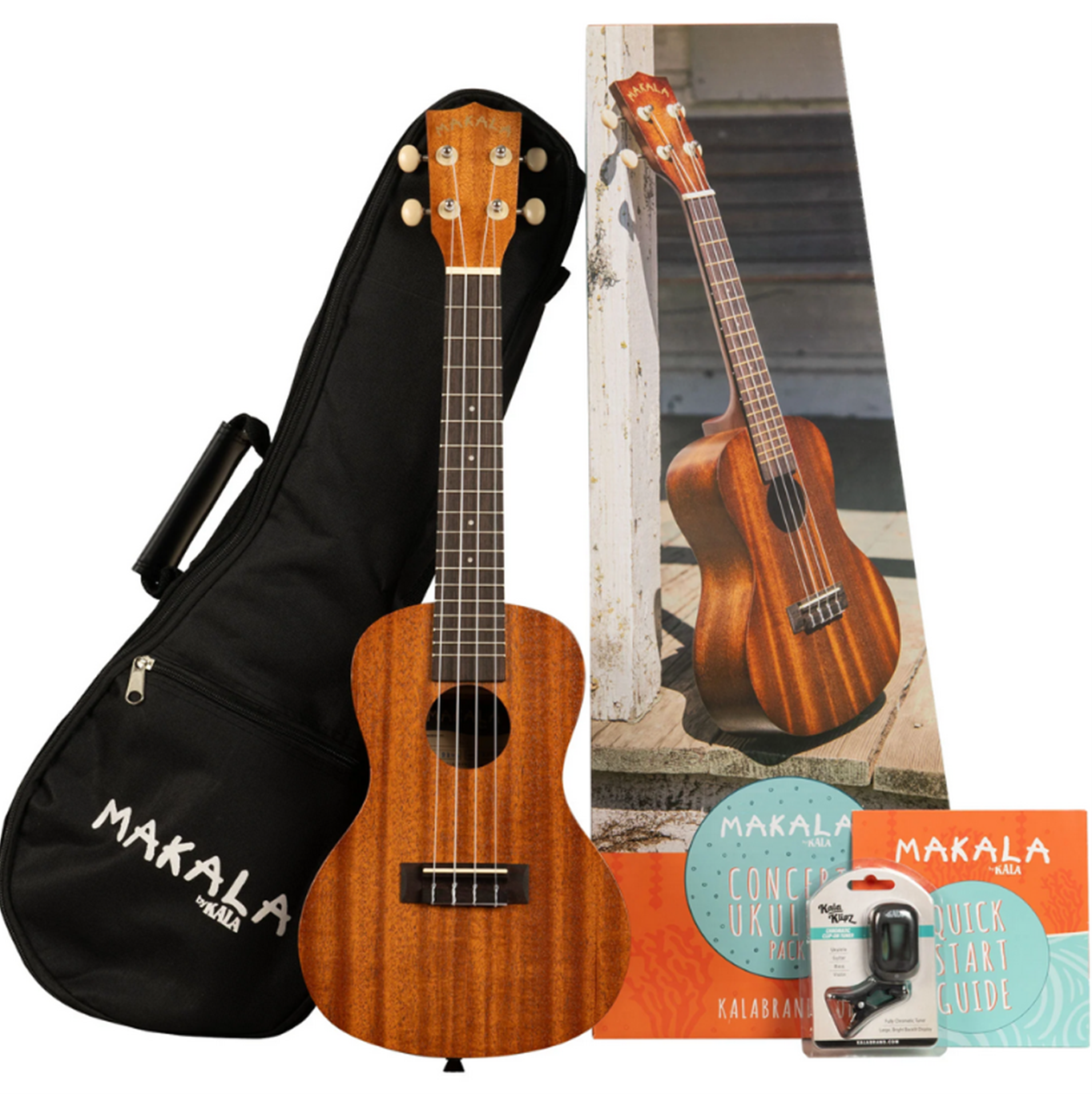Makala MK/C Concert  Ukulele Pack