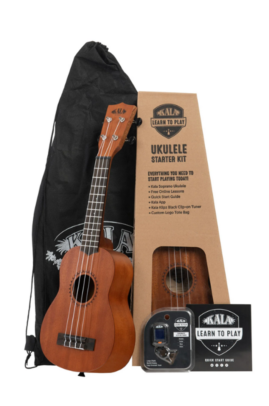 Kala Learn To Play Soprano Ukulele Starter Kit