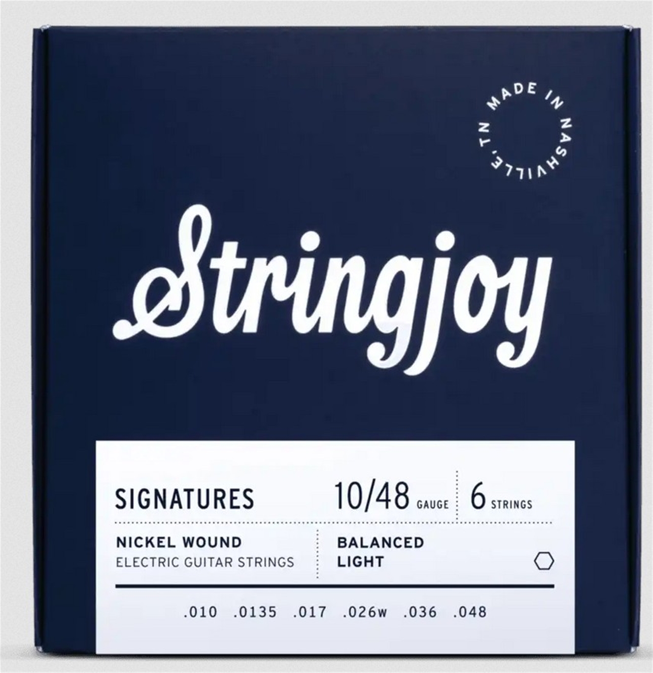 Stringjoy Signatures | Balanced Light Gauge (10-48) Nickel Wound Electric Guitar Strings