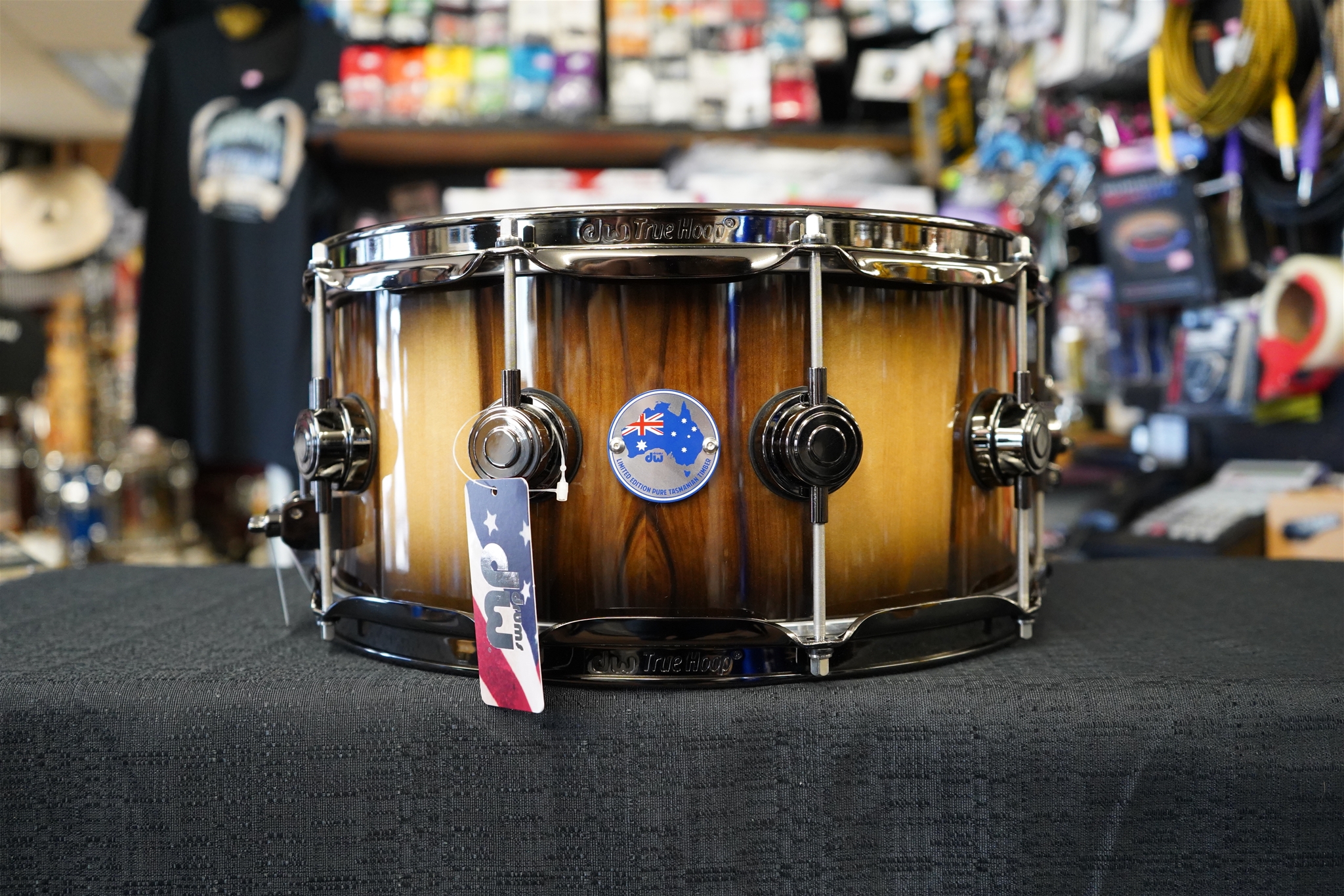 DW Collector's Series Limited Edition Pure Tasmanian Timber 6 1/2 x14"  Snare Drum, 