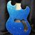 1998 ESP Japan Custom Shop UltraTone Alder Guitar Body - Blue Sparkle