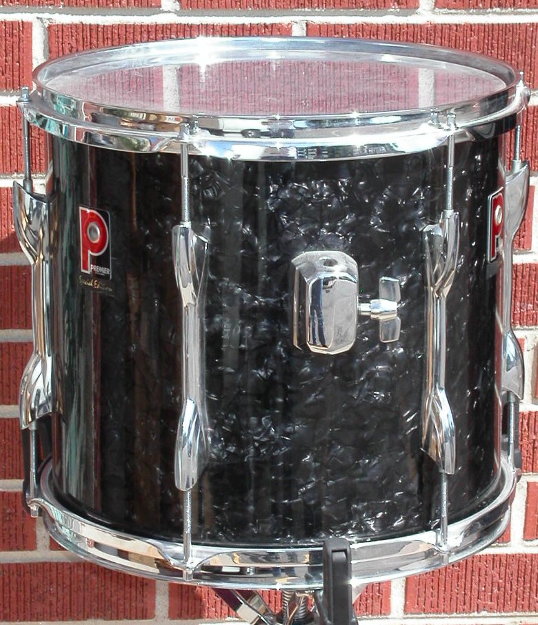 USED Premier 12" x 13" Black Diamond Pearl Tom 