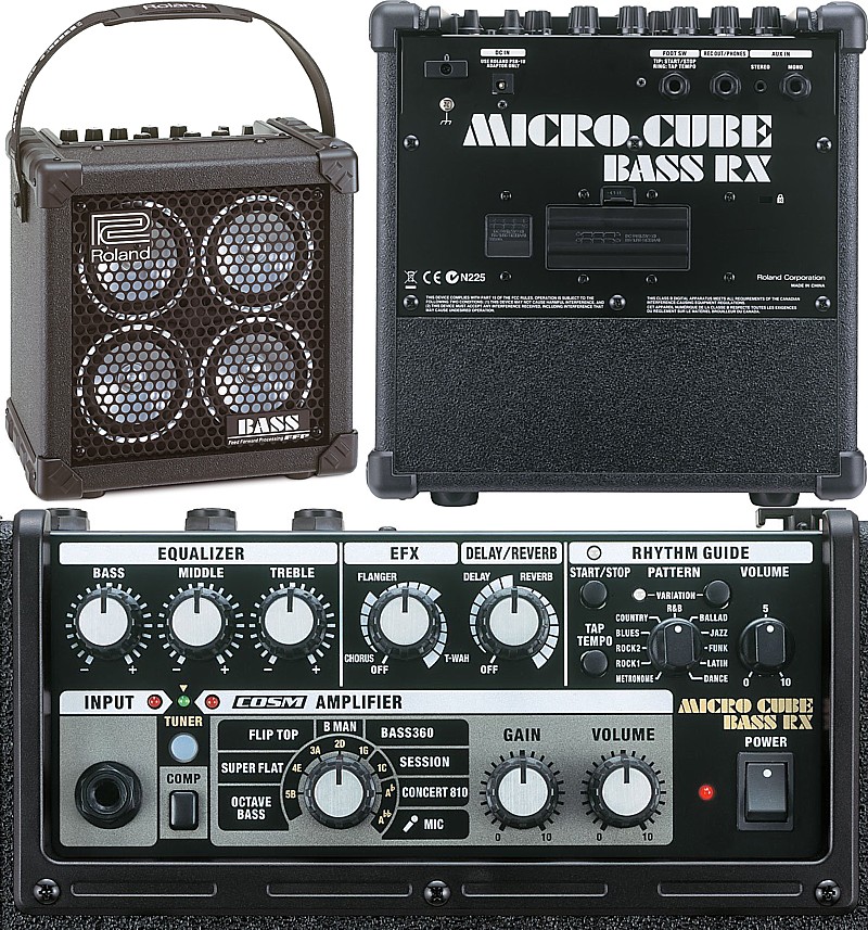 Chamber champion Characterize Roland Micro Cube-RX Bass Combo Amplifier