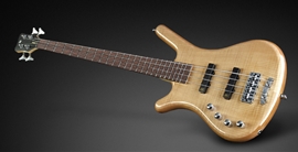 Warwick Rockbass Corvette Premium Natural  Left-Handed 4-String Electric Bass