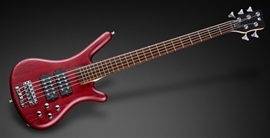 Warwick Rockbass Corvette SS-5 Burgundy Red Trans Satin 5-String Electric Bass Guitar  